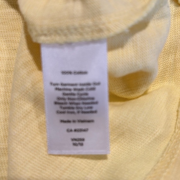 Talbots Cotton Boxy Dress 3/4 Sleeves Pockets Plus size 2X Petite Yellow - Picture 7 of 11